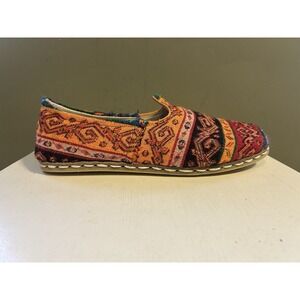 Atlantis Yemeni Shoes Handmade Mens Slip On Kilim Sz 11 Turkish Leather